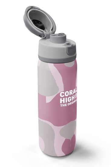 Coral High Desenli Pipetli ve Direkt İçim Çelik Termos 800 ml 38579 - 3
