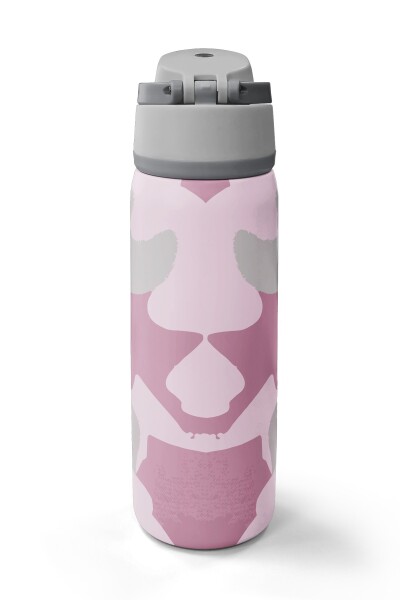 Coral High Desenli Pipetli ve Direkt İçim Çelik Termos 800 ml 38579 - 6