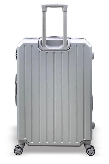Coral High Diamond ABS Gümüş Büyük Boy Valiz 16618 - 5