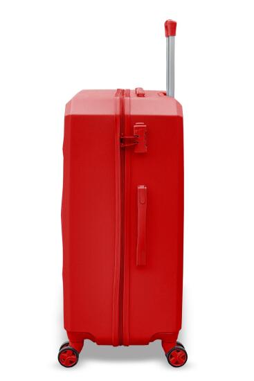 Coral High Diamond ABS Kırmızı Büyük Boy Valiz 16623 - 4