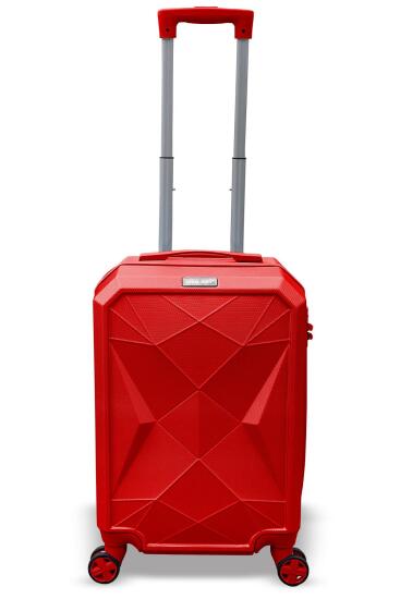 Coral High Diamond ABS Kırmızı Küçük Boy Valiz 16621 - Coral High