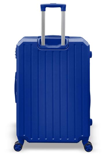 Coral High Diamond ABS Lacivert Büyük Boy Valiz 16608 - 5