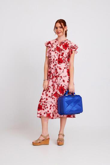 Coral High Diamond ABS Lacivert Makyaj Çantası 16609 - 7