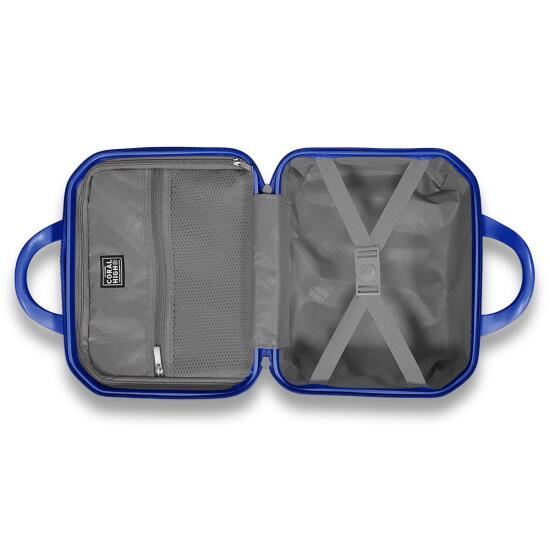 Coral High Diamond ABS Lacivert Makyaj Çantası 16609 - 6