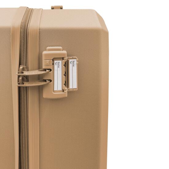 Coral High Diamond ABS Latte 3'lü Valiz Seti 16630 - 8