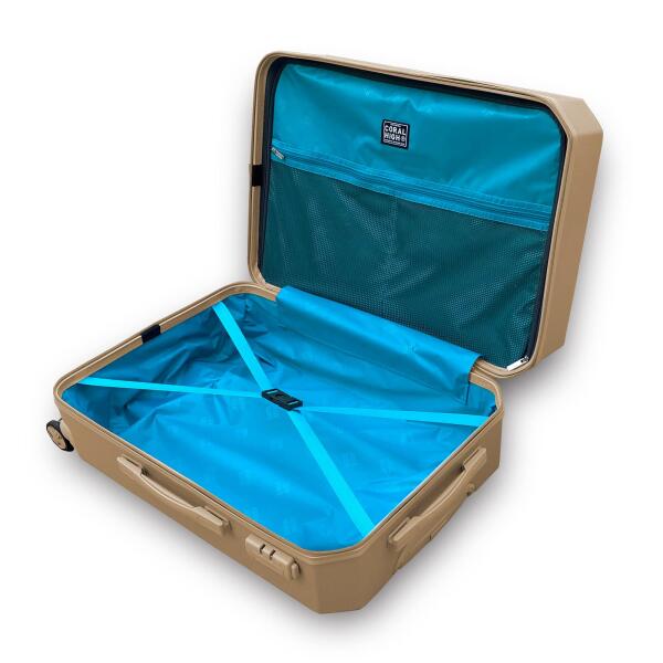 Coral High Diamond ABS Latte 3'lü Valiz Seti 16630 - 9