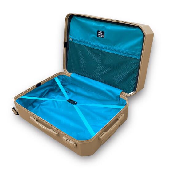 Coral High Diamond ABS Latte 3'lü Valiz Seti 16630 - 9