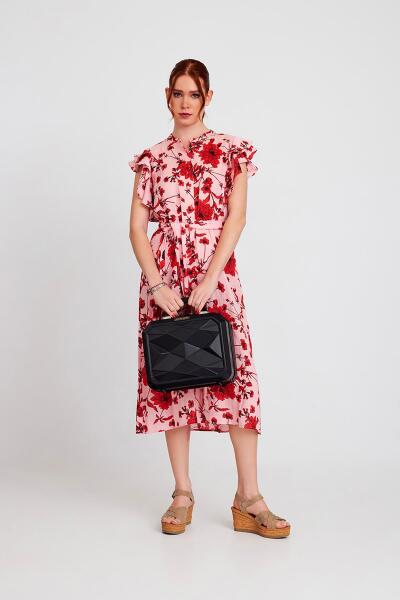 Coral High Diamond ABS Siyah Makyaj Çantası 16604 - 2