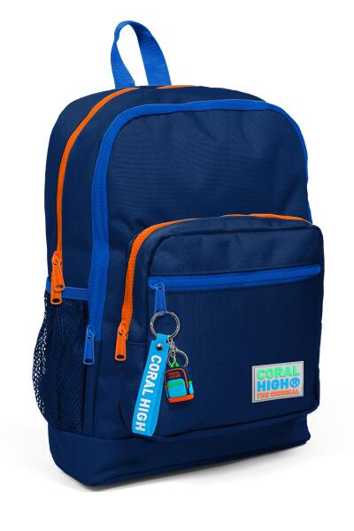 Coral High Kids Lacivert Dört Bölmeli Okul Sırt Çantası 23716 - 1