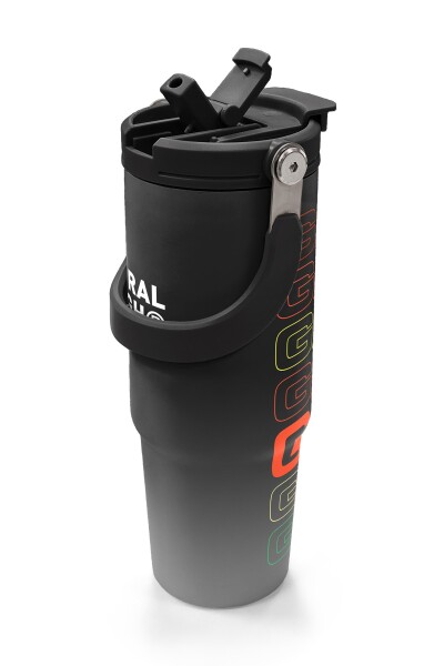 Coral High Gamer Desenli Pipetli ve Direkt İçim Çelik Termos 900 ml 38744 - 2