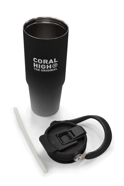Coral High Gamer Desenli Pipetli ve Direkt İçim Çelik Termos 900 ml 38744 - 8