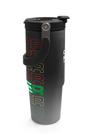 Coral High Gamer Desenli Pipetli ve Direkt İçim Çelik Termos 900 ml 38744 - 6
