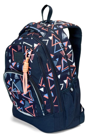 Coral High Geometrik Desenli Okul Sırt Çantası 24455 - 2