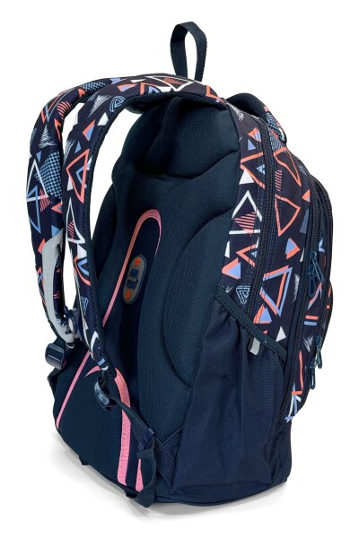 Coral High Geometrik Desenli Okul Sırt Çantası 24455 - 3