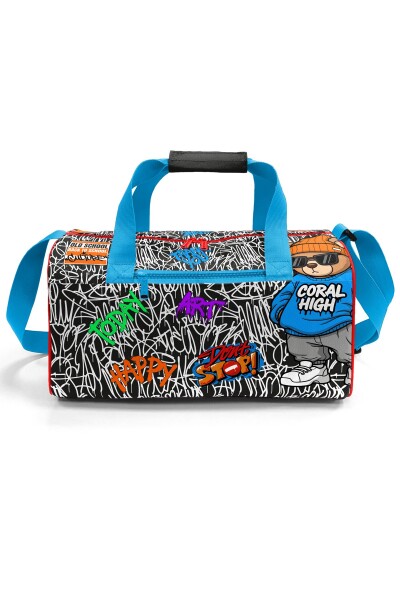 Coral High Grafiti Ayıcık Desenli Spor Çantası 27556 - 2