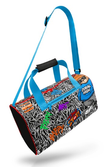 Coral High Grafiti Ayıcık Desenli Spor Çantası 27556 - 8