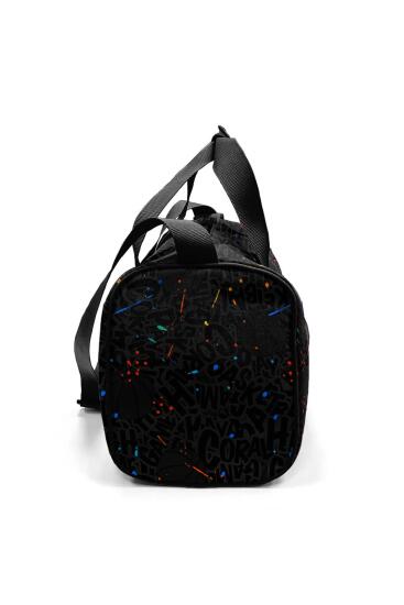 Coral High Gri Basketbol Desenli Spor Çantası 27527 - 8