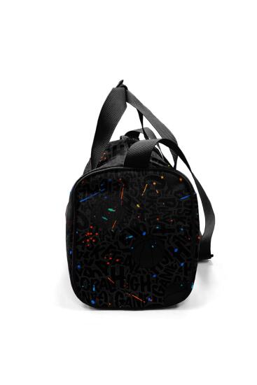 Coral High Gri Basketbol Desenli Spor Çantası 27527 - 9