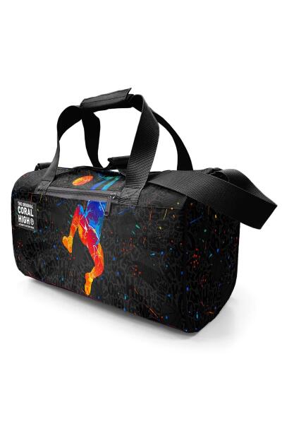 Coral High Gri Basketbol Desenli Spor Çantası 27527 - 10