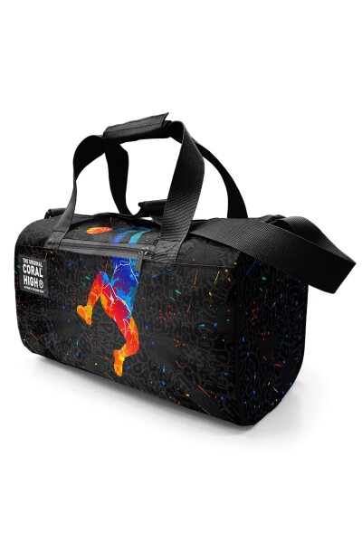 Coral High Gri Basketbol Desenli Spor Çantası 27527 - 3