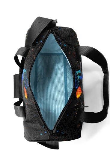 Coral High Gri Basketbol Desenli Spor Çantası 27527 - 6