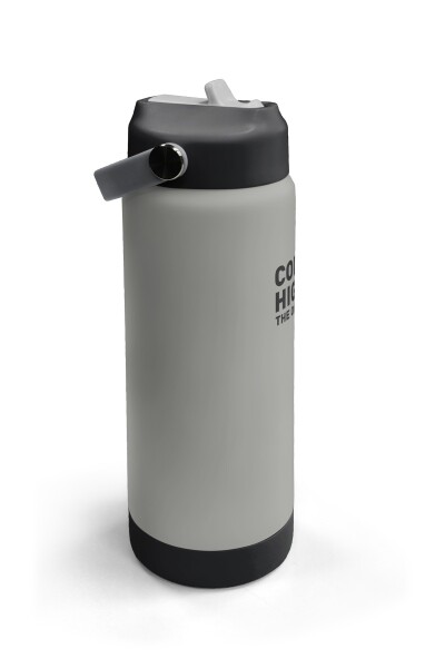 Coral High Gri Katlanır Ağızlıklı Çelik Termos 650 ml 38401 - 3