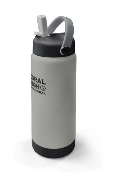 Coral High Gri Katlanır Ağızlıklı Çelik Termos 650 ml 38401 - 2