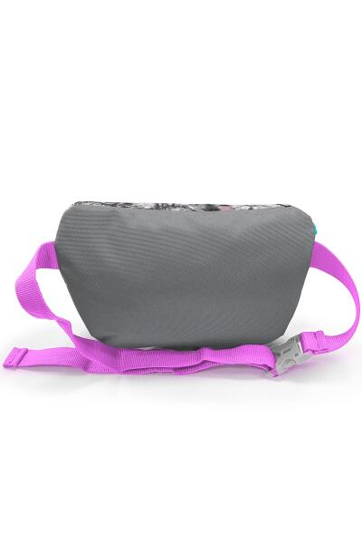 Coral High Gri Kedi Desenli Bel Çantası 11546 - 5