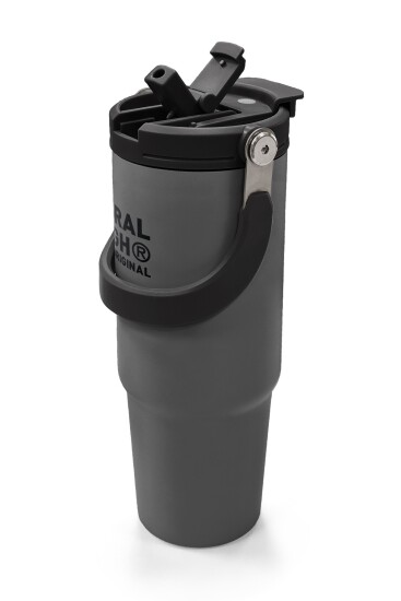 Coral High Gri Pipetli ve Direkt İçim Çelik Termos 900 ml 38759 - 2