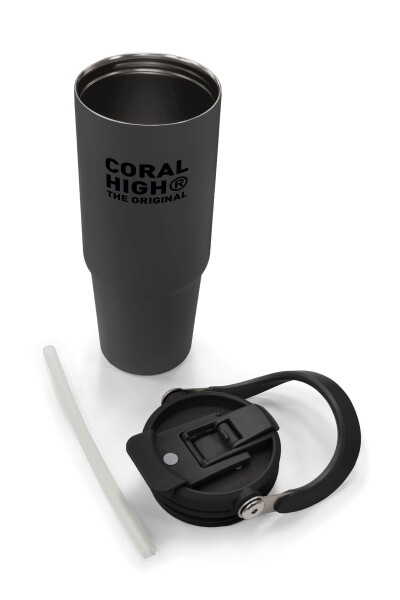 Coral High Gri Pipetli ve Direkt İçim Çelik Termos 900 ml 38759 - 8