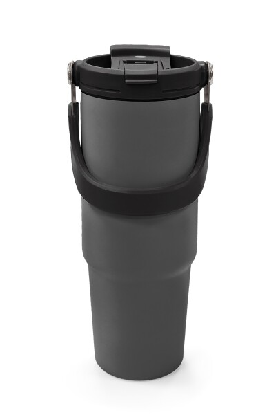 Coral High Gri Pipetli ve Direkt İçim Çelik Termos 900 ml 38759 - 7