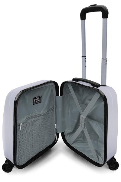 Coral High Gümüş Mini Kabin Valizi 16508 - 3