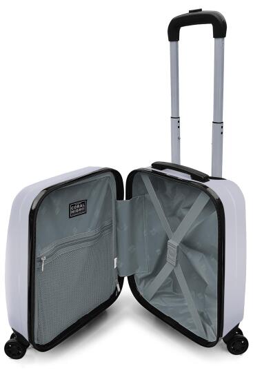 Coral High Gümüş Mini Kabin Valizi 16508 - 3