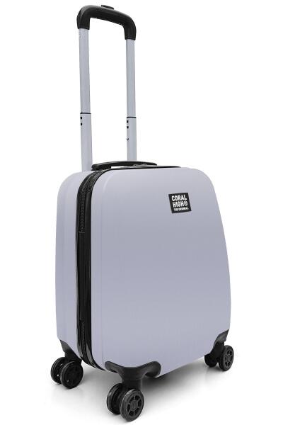 Coral High Gümüş Mini Kabin Valizi 16508 - 8