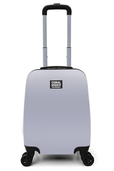 Coral High Gümüş Mini Kabin Valizi 16508 