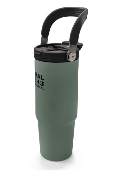 Coral High Haki Pipetli ve Direkt İçim Çelik Termos 900 ml 38758 - 4