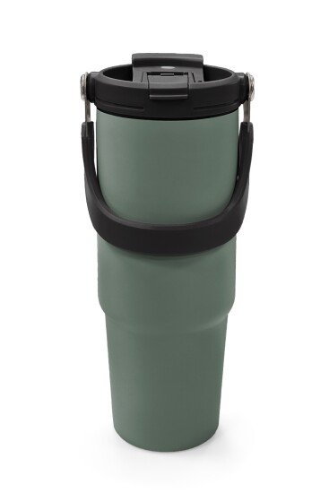 Coral High Haki Pipetli ve Direkt İçim Çelik Termos 900 ml 38758 - 7