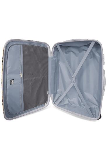 Coral High Kahverengi Leopar Desenli PC Büyük Boy Valiz (70cm) 16843 - 2