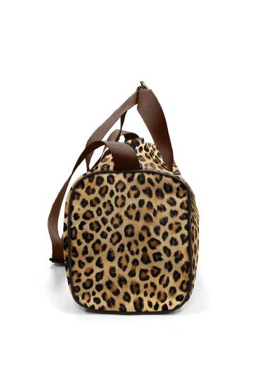 Coral High Kahverengi Leopar Desenli Spor Çanta 27533 - 8