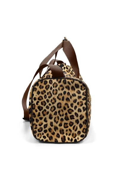 Coral High Kahverengi Leopar Desenli Spor Çanta 27533 - 8