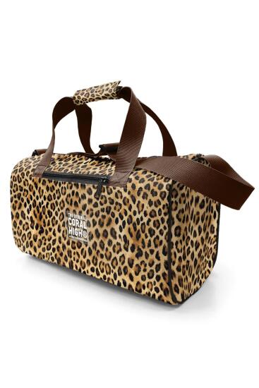 Coral High Kahverengi Leopar Desenli Spor Çanta 27533 - 10