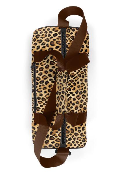 Coral High Kahverengi Leopar Desenli Spor Çanta 27533 - 4