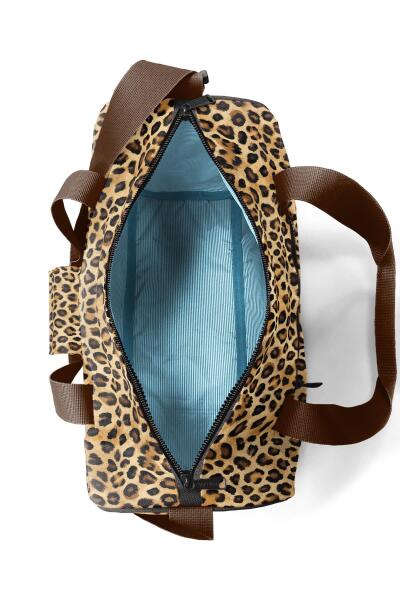 Coral High Kahverengi Leopar Desenli Spor Çanta 27533 - 6