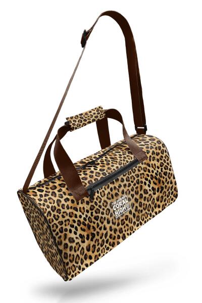Coral High Kahverengi Leopar Desenli Spor Çanta 27533 - 7
