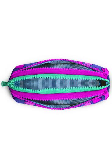 Coral High Kids Lavanta Pembe Kalp Desenli Üç Bölmeli Kalem Çantası 22303 - 4