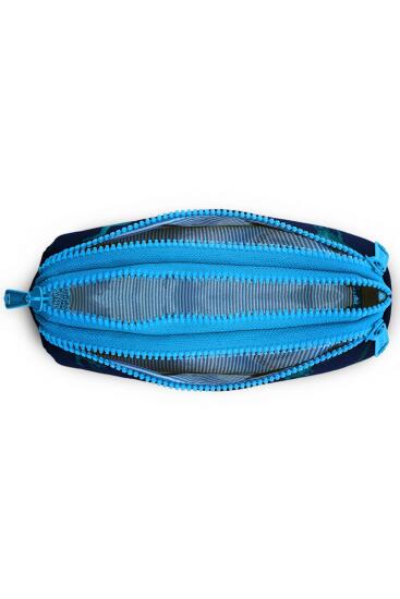 Coral High Kids Lacivert Mavi Dinozor Desenli Üç Bölmeli Kalem Çantası 22329 - 4