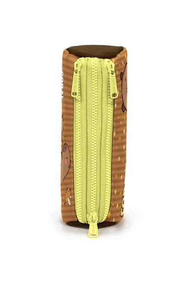 Coral High Kids Kapibara Desenli Üç Bölmeli Kalem Çantası 22099 - 2