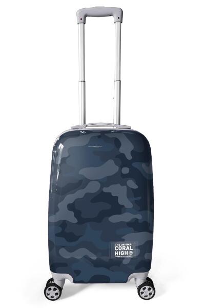 Coral High Kamuflaj Desenli Kabin Boy Valiz (50cm) 16544 - 1