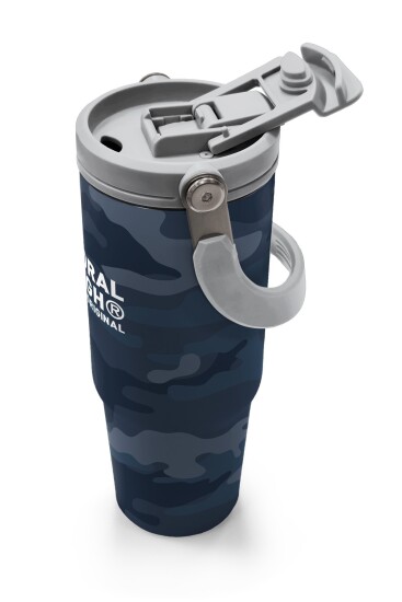 Coral High Kamuflaj Desenli Pipetli ve Direkt İçim Çelik Termos 900 ml 38742 - 3