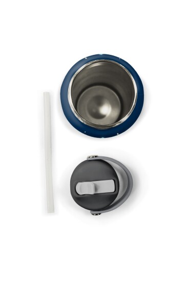 Coral High Kelebek Desenli Katlanır Ağızlıklı Çelik Termos 650 ml 38331 - 6